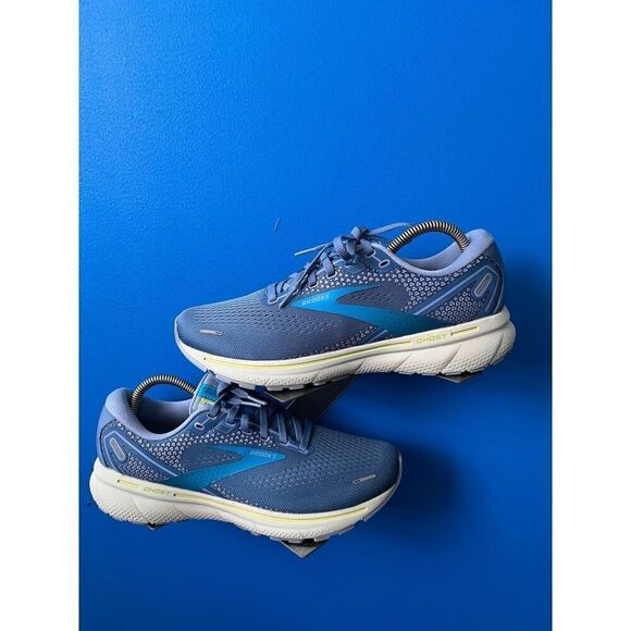 Brooks Womens Ghost 14 1203561B456 Blue Running Shoes Sneakers Size 9.5 - Picture 2 of 6